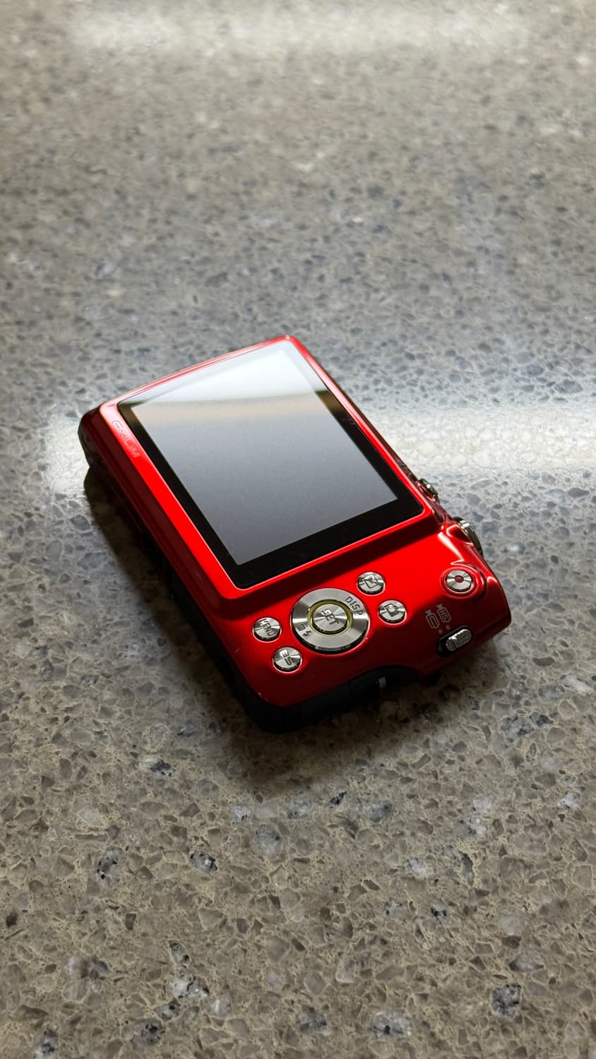 (초민트급) 카시오 엑슬림 ex-fs10 레드 / 작례 O 상품이미지3