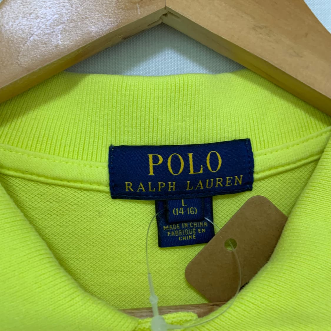 폴로랄프로렌 빅포니 옐로우 반팔 카라 티셔츠 폴로티 남녀공용 상품이미지7