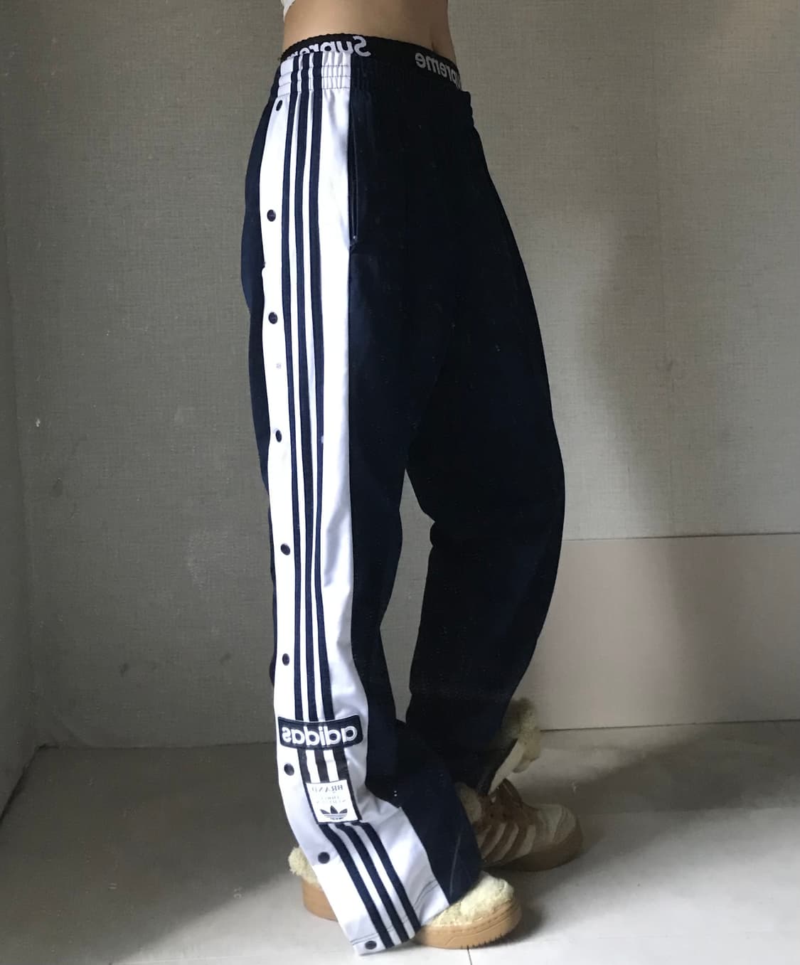 아디다스 네이비 아디브레이크 버튼 팬츠 상품이미지1