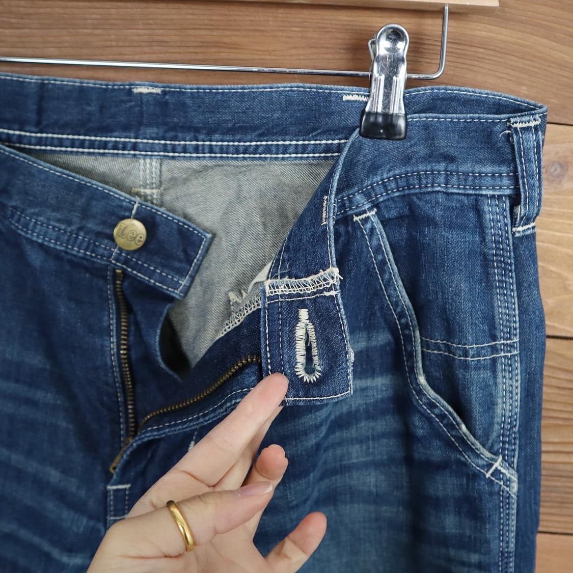 리 데님 카펜더 팬츠   상품이미지4