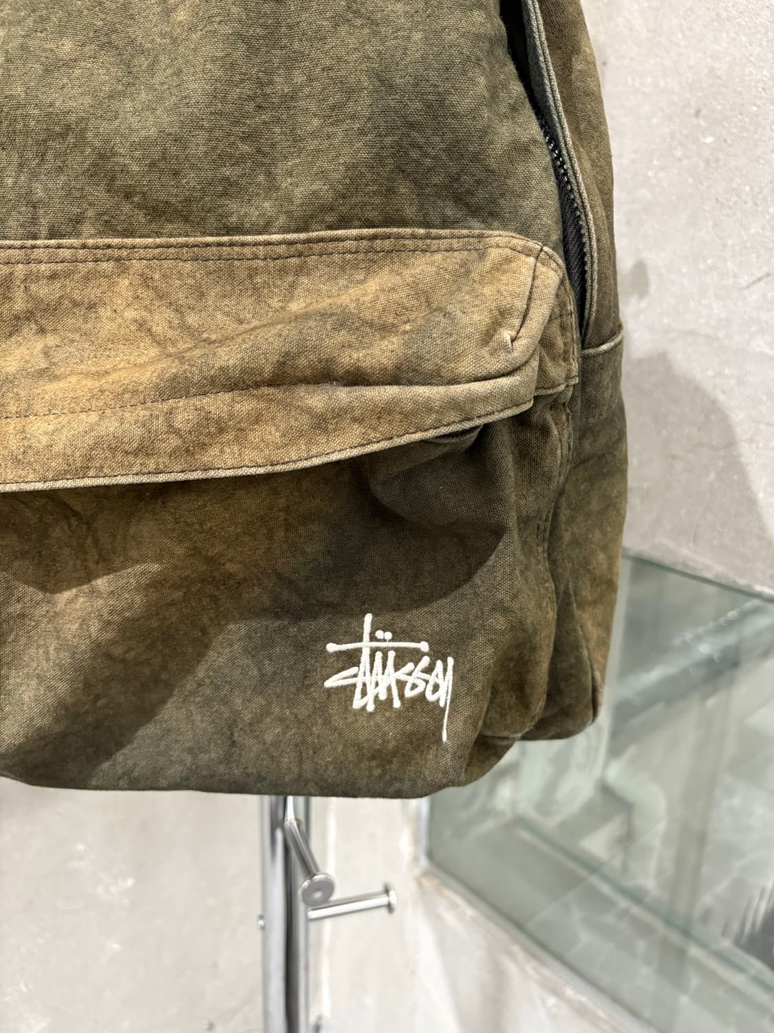 스투시 캔버스 워시드 백팩 상품이미지4