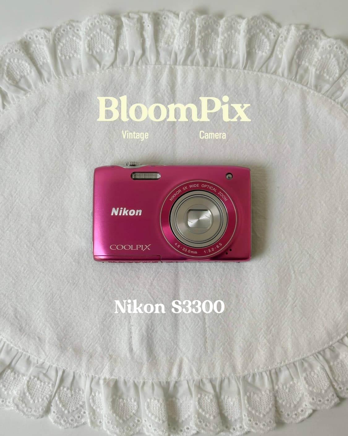 [셀카뽀용/민트급] NIKON S3300 니콘 쿨픽스 S3300 핫핑크 상품이미지1