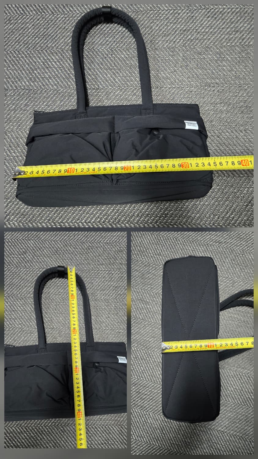 스위치 멜로우 토트 와이드 블랙 숄더백 상품이미지10