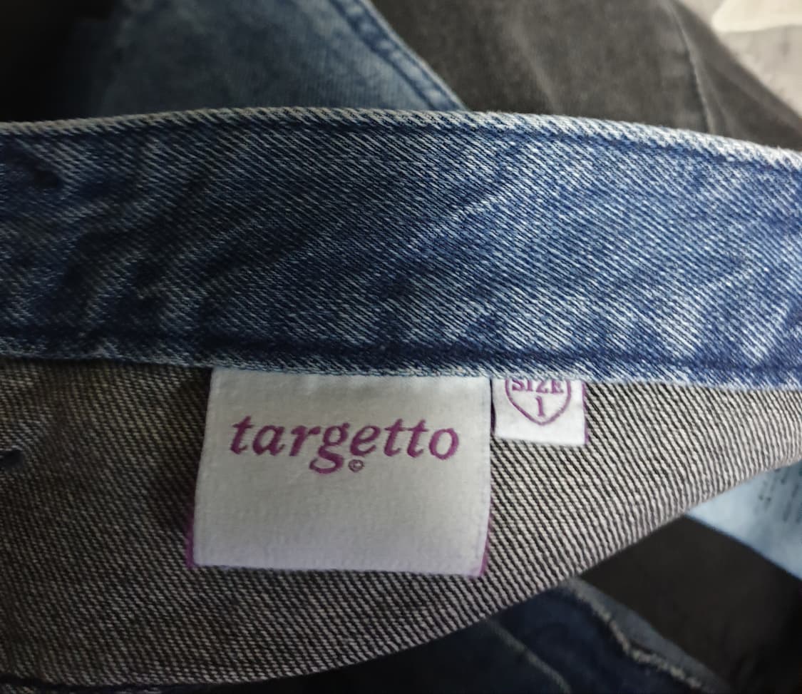 TARGETTO 타게토 배색 세미부츠컷 커브드 데님팬츠 인디고 (28) 상품이미지5