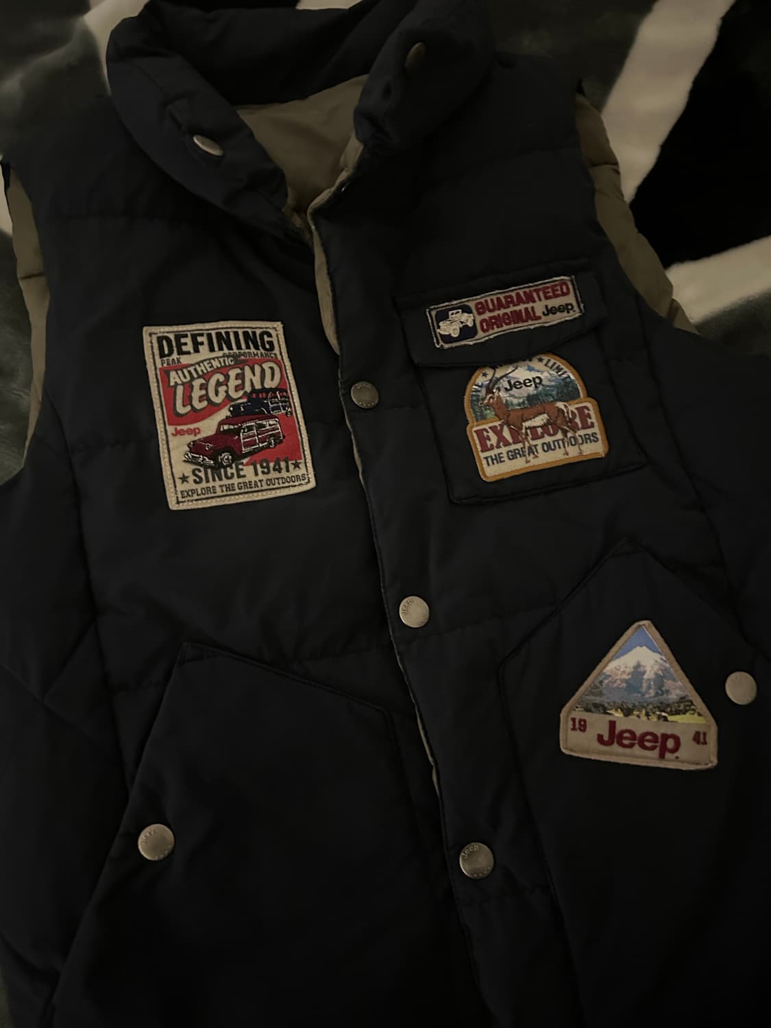 Jeep 패딩조끼 상품이미지1