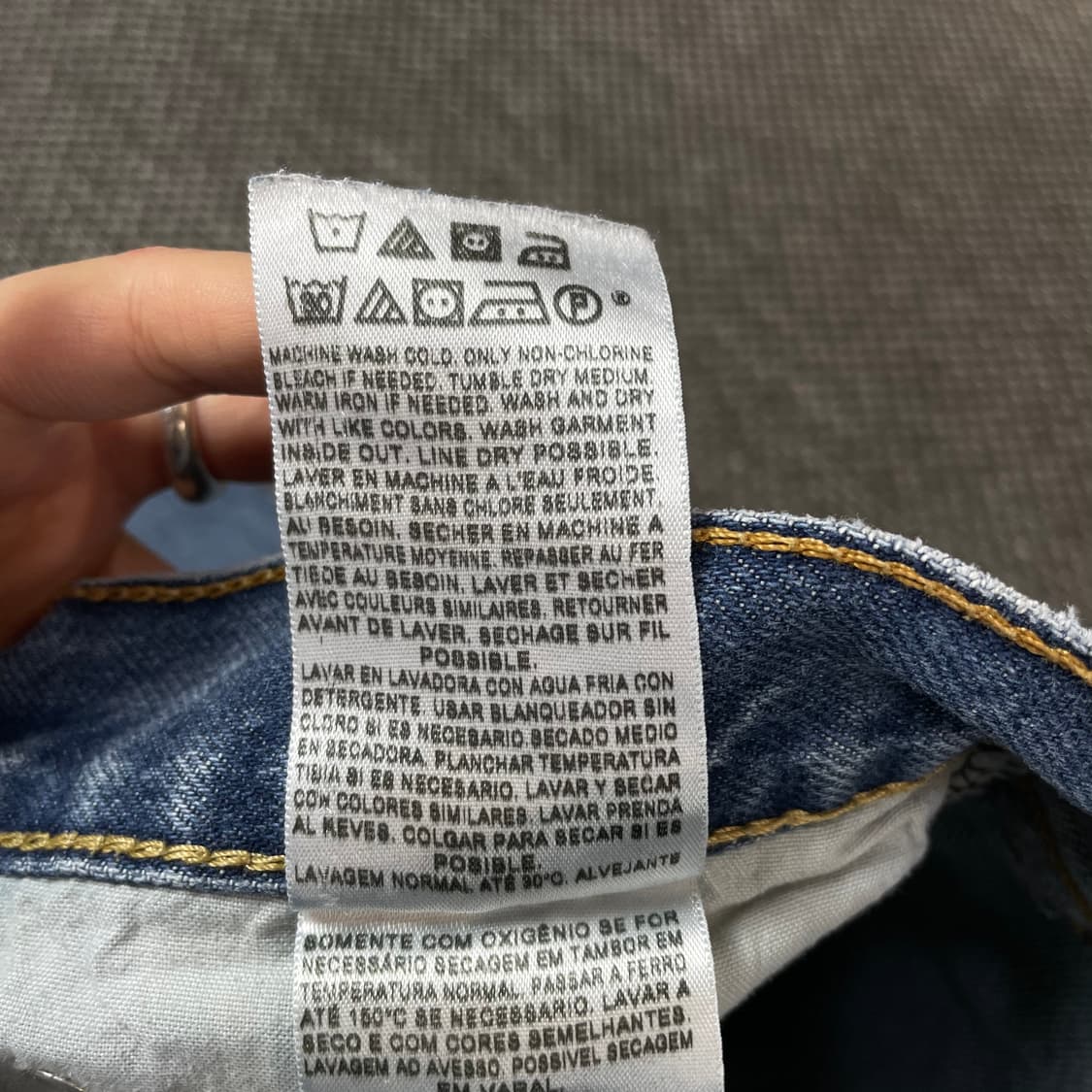 (34) 리바이스 505 34X34 데님 팬츠 스트레이트핏 상품이미지5