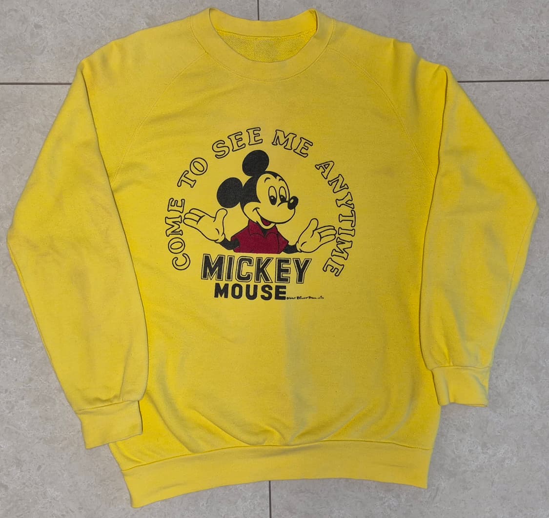 70's VINTAGE MICKEY MOUSE SWEATSHIRT
 상품이미지3