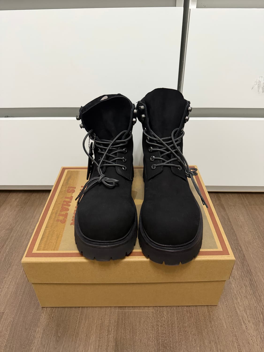 [290]킨치 마넴피 워커 부츠 블랙 상품이미지1