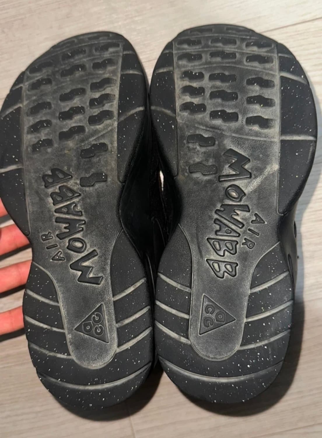 나이키acg x 꼼데가르송 옴므플러스 Mowabb Black 상품이미지5