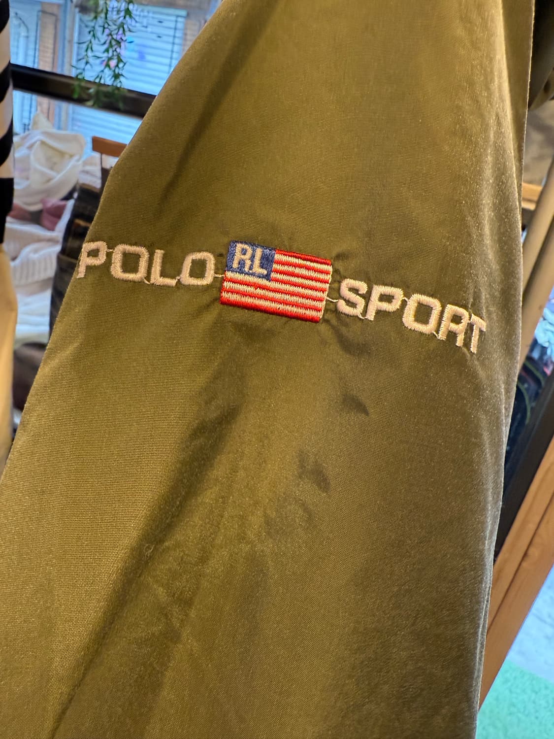 폴로스포츠 카키 윈드브레이커 상품이미지4