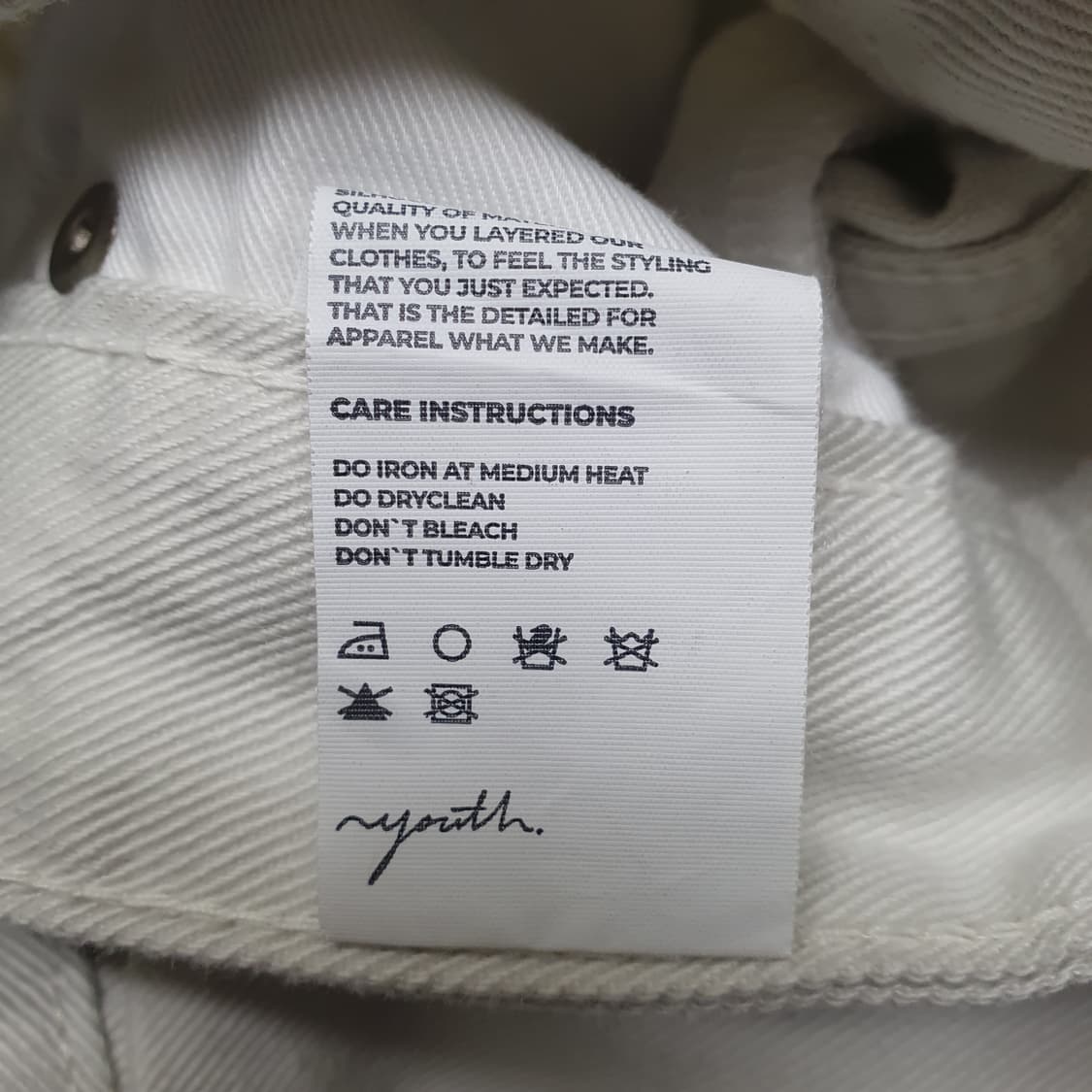 유스 와이드 롱 데님 상품이미지5