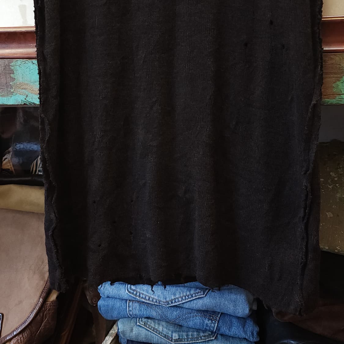 돌체앤가바나 슬리브리스 나시티 인사이드 아웃 데미지 디테일 48 상품이미지8