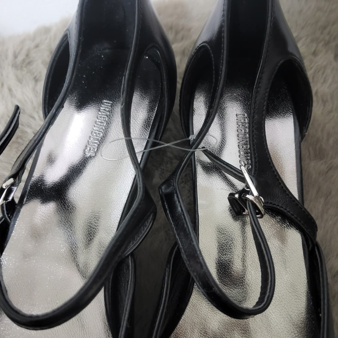 새상품 orr 오르 드레곤블루스 펌프스 플랫 슬링백 38 250 상품이미지6