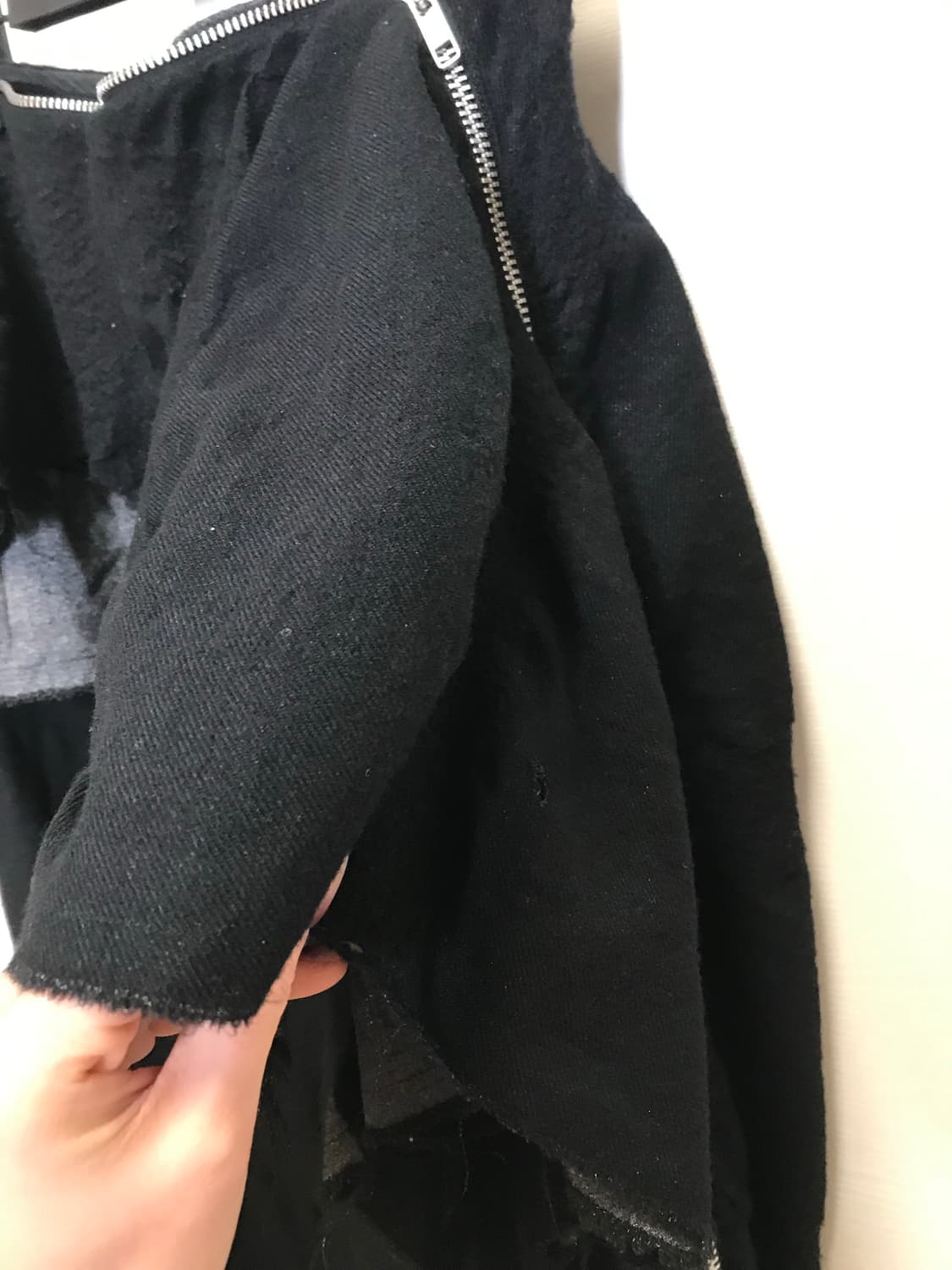 꼼데가르송 트리콧 축융 스커트 상품이미지2