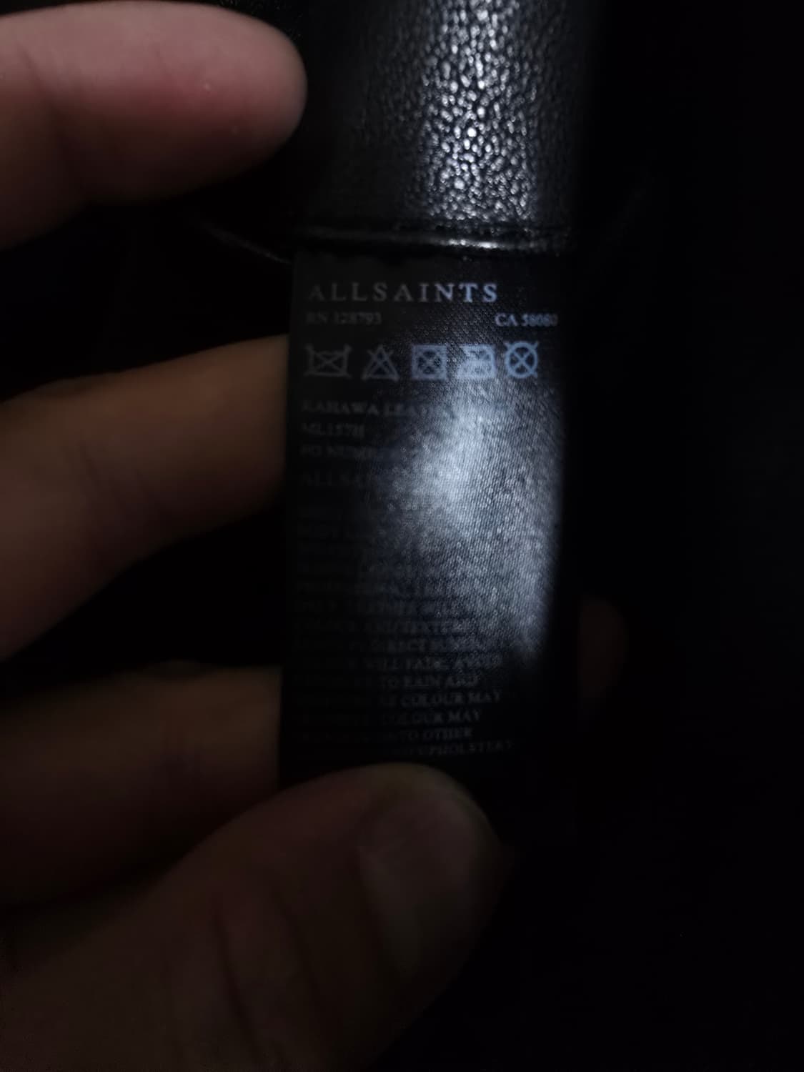 (정품) 올세인츠 라이더 가죽자켓 (명품 남성 점퍼 레더자켓) 상품이미지6