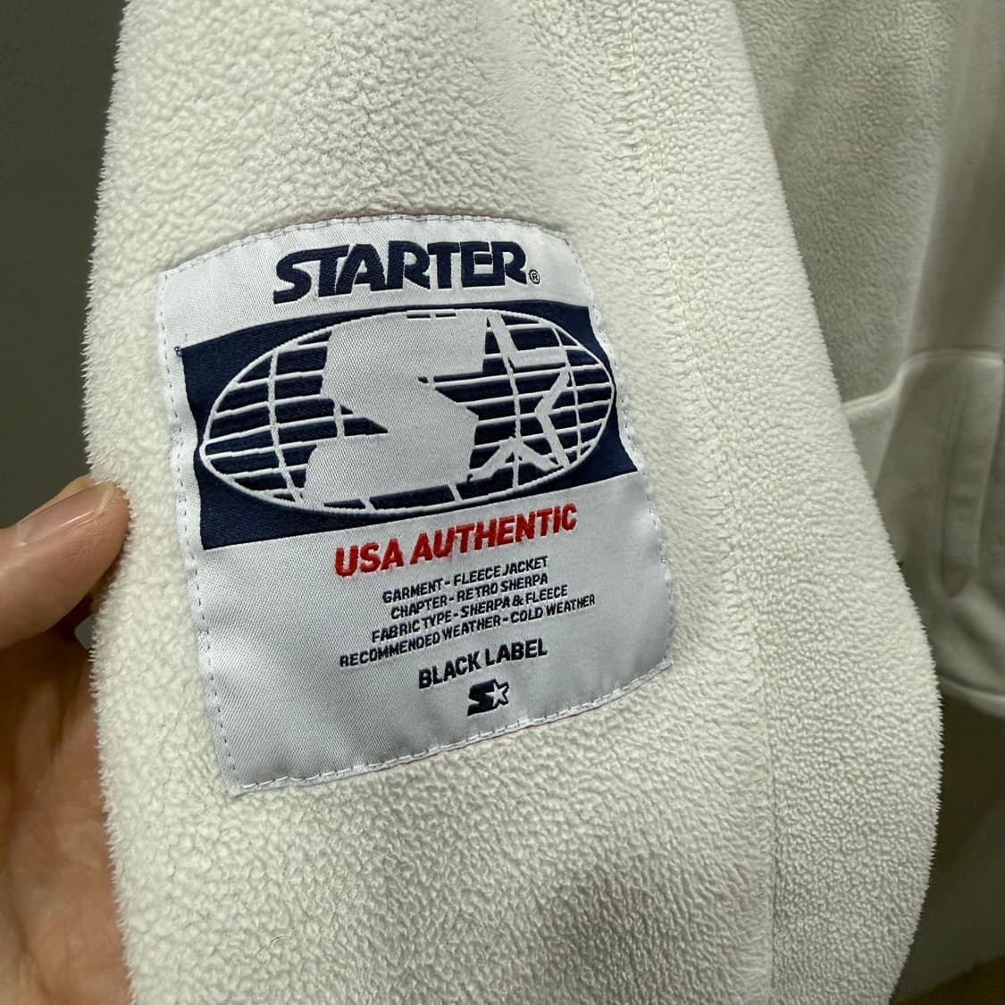 M 스타터 STARTER 플리스 맨투맨 티셔츠 상품이미지4