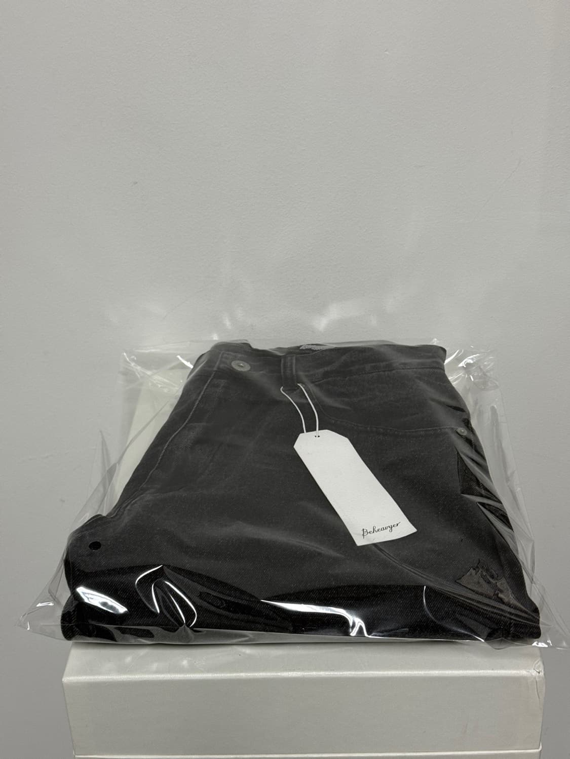 [2] 비헤비어 1201 데님 블랙 청바지 블랙진 상품이미지7