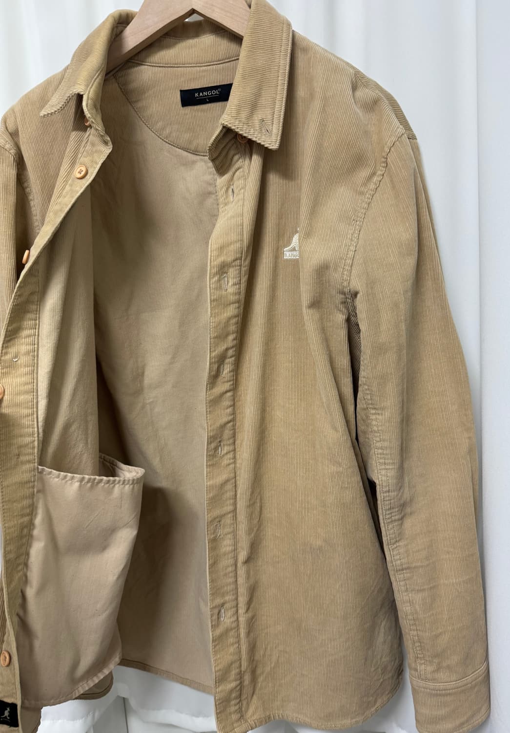 캉골 코듀로이 셔츠 L 상품이미지3