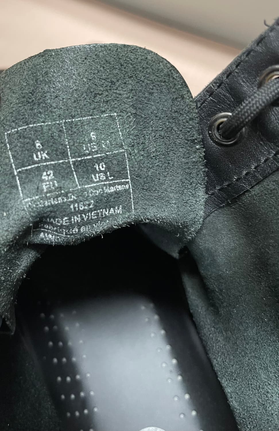 닥터마틴 정품 1460 나파 블랙 UK8 상품이미지8