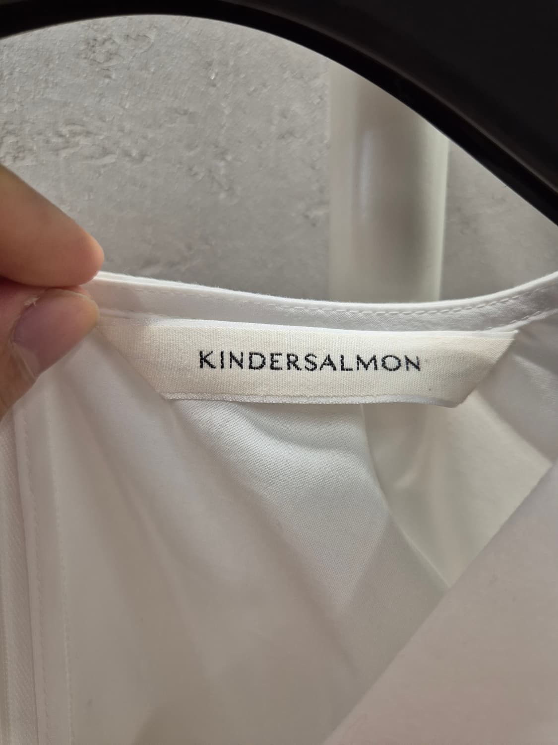 킨더스알몬 화이트 코튼 블라우스 상품이미지5