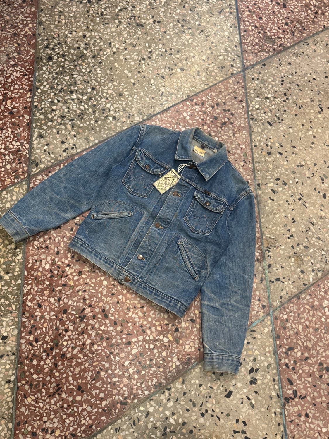 60s Wrangler 124MJ 데님 자켓 (36~38) 상품이미지3