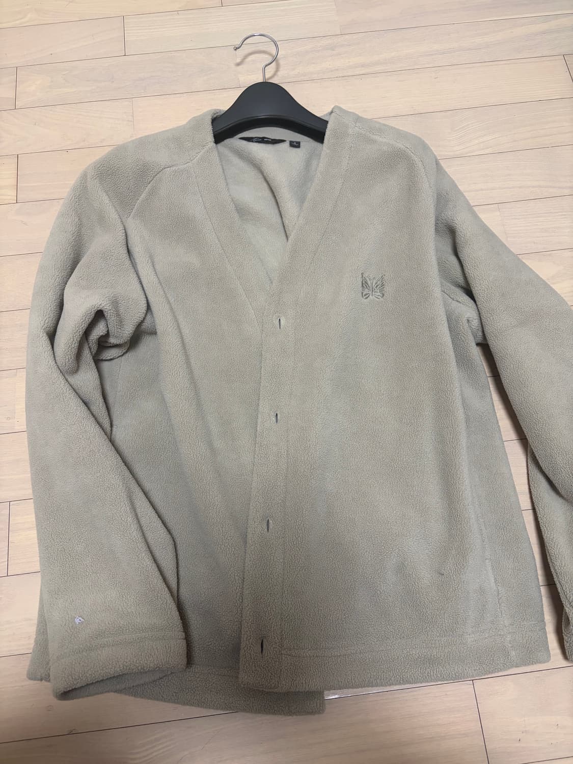 유니클로 니들스 베이지 후리스가디건M 상품이미지1