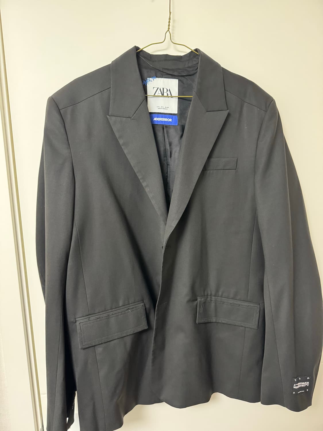 자라 X 아더에러 오버사이즈 블레이저 블랙 L 상품이미지2