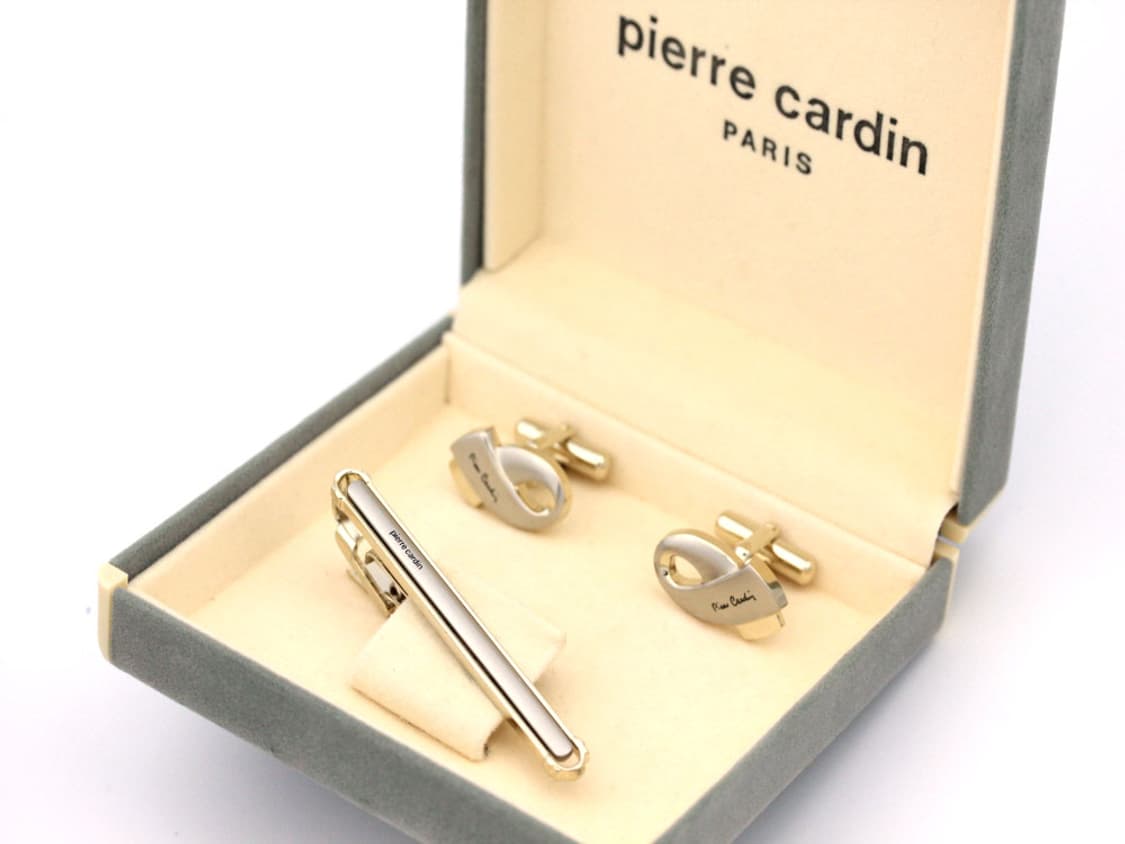 피에르가르뎅 5.5cm A+,A등급 남자 명품 넥타이핀 커프스 세트 상품이미지1