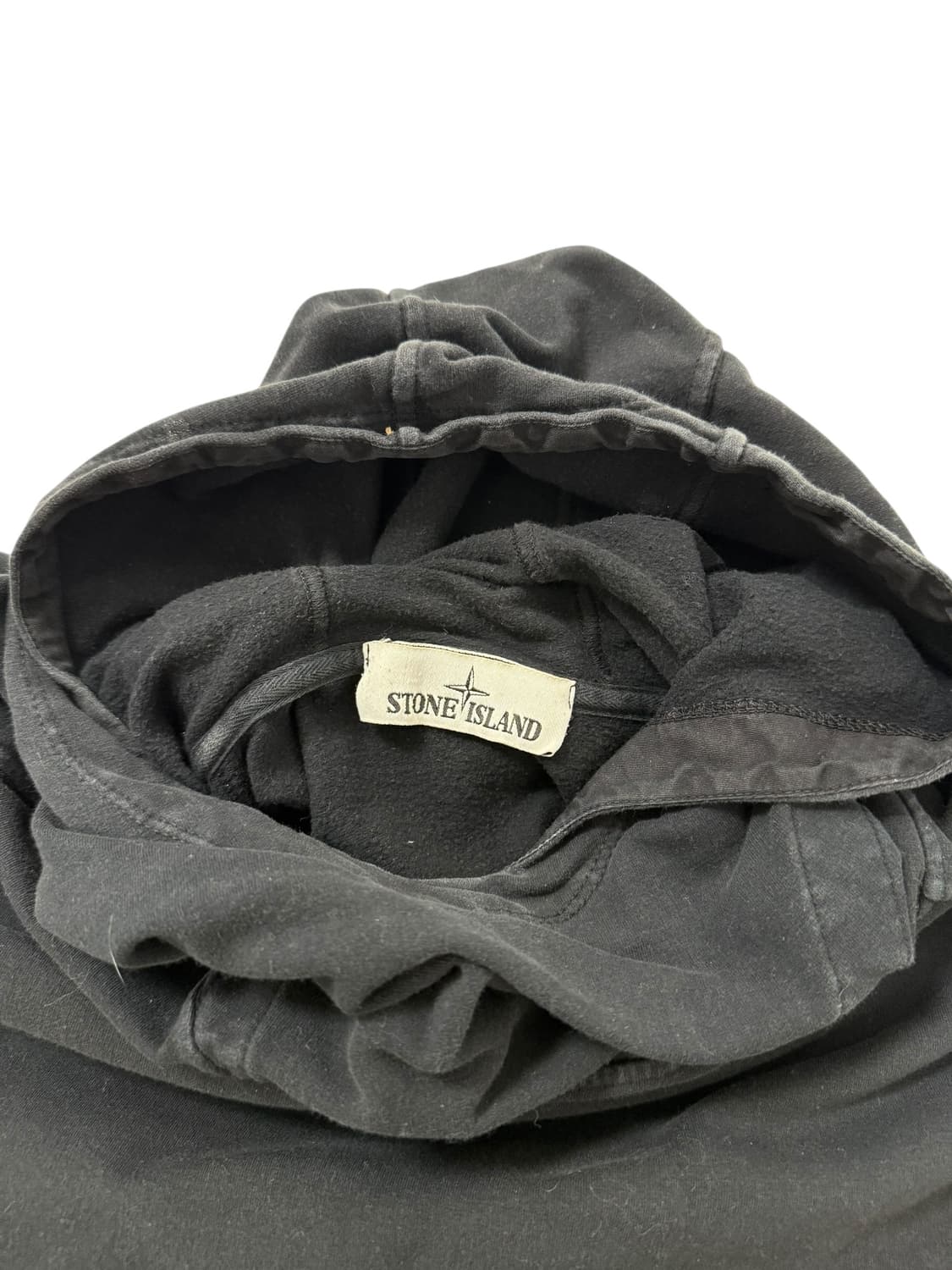 스톤아일랜드 블랙 후드티 상품이미지7