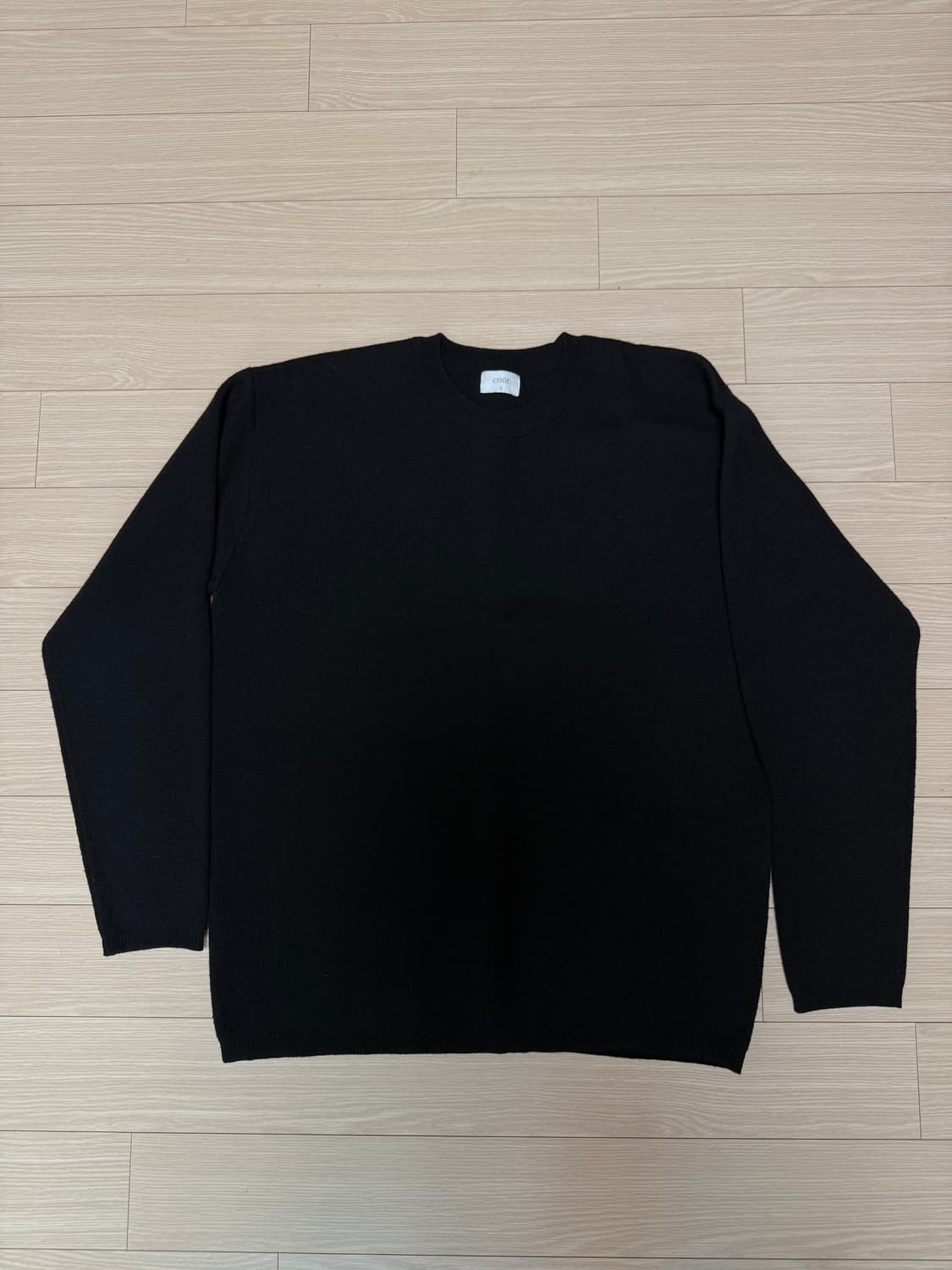 [S] 쿠어 니트 스웨터 블랙 상품이미지1