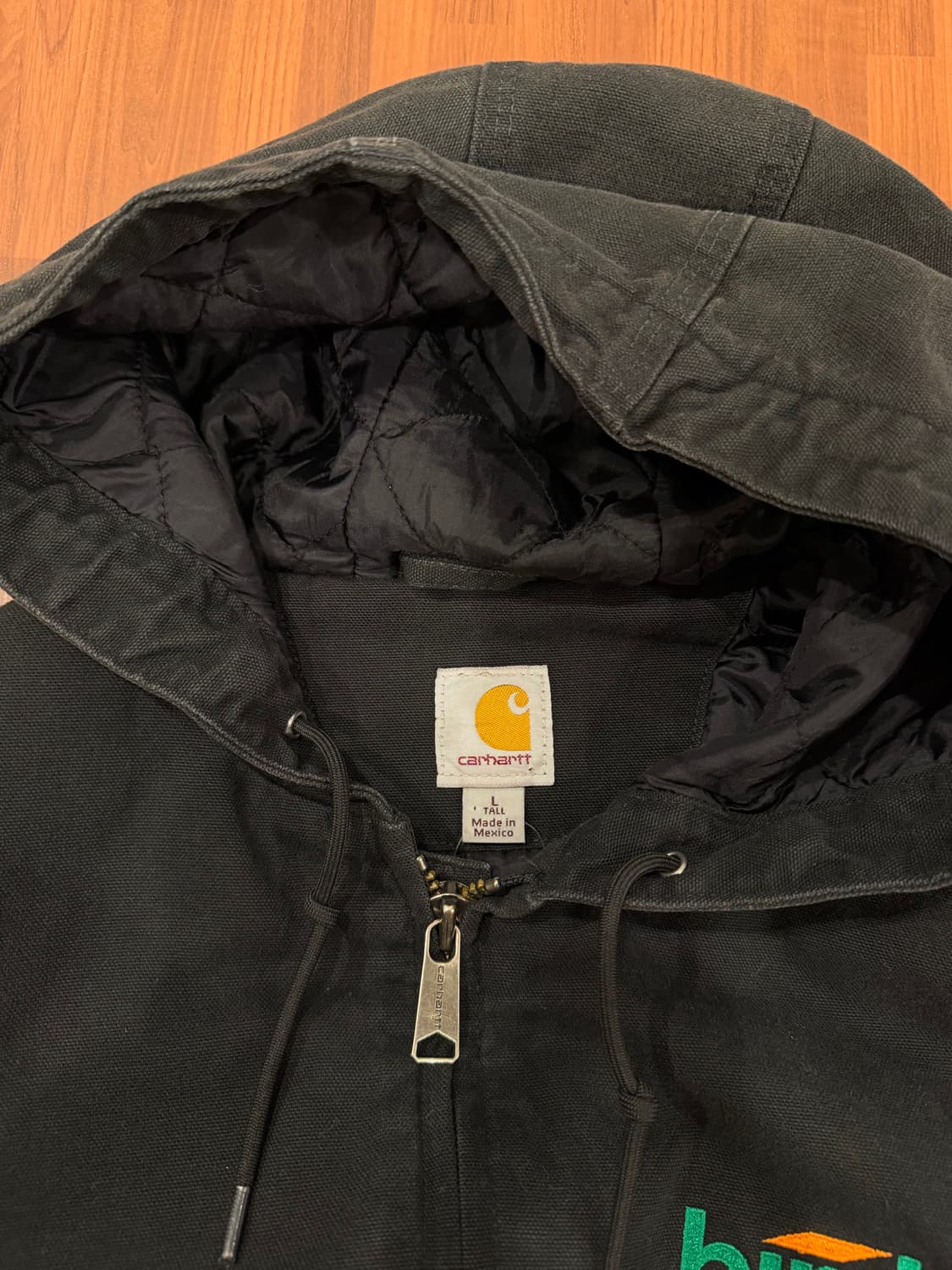 Carhartt 칼하트 덕 액티브 페이딩 후드 워크 자켓 상품이미지9