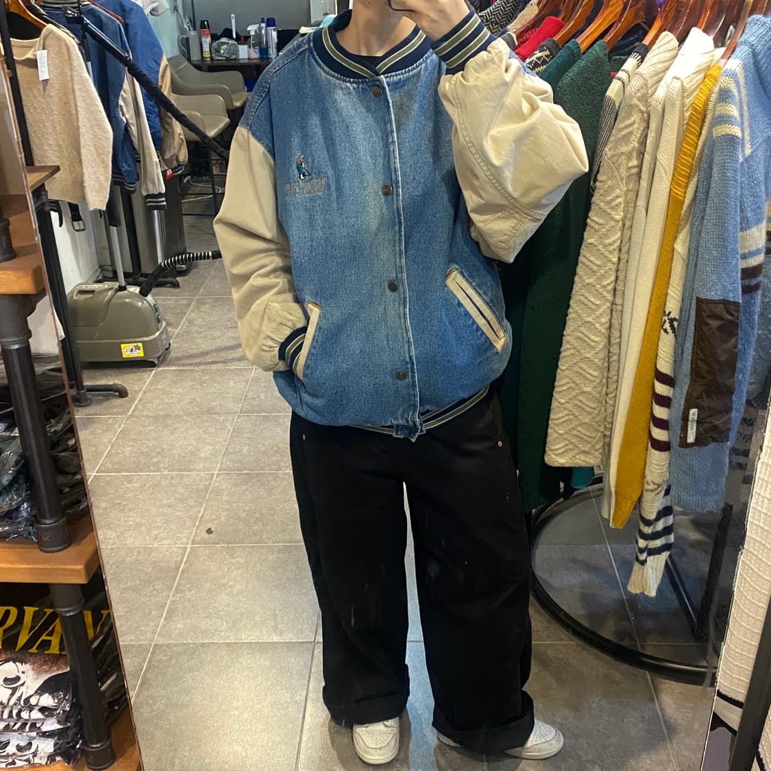 [NO.9] VTG 데님 바시티 자켓 상품이미지4