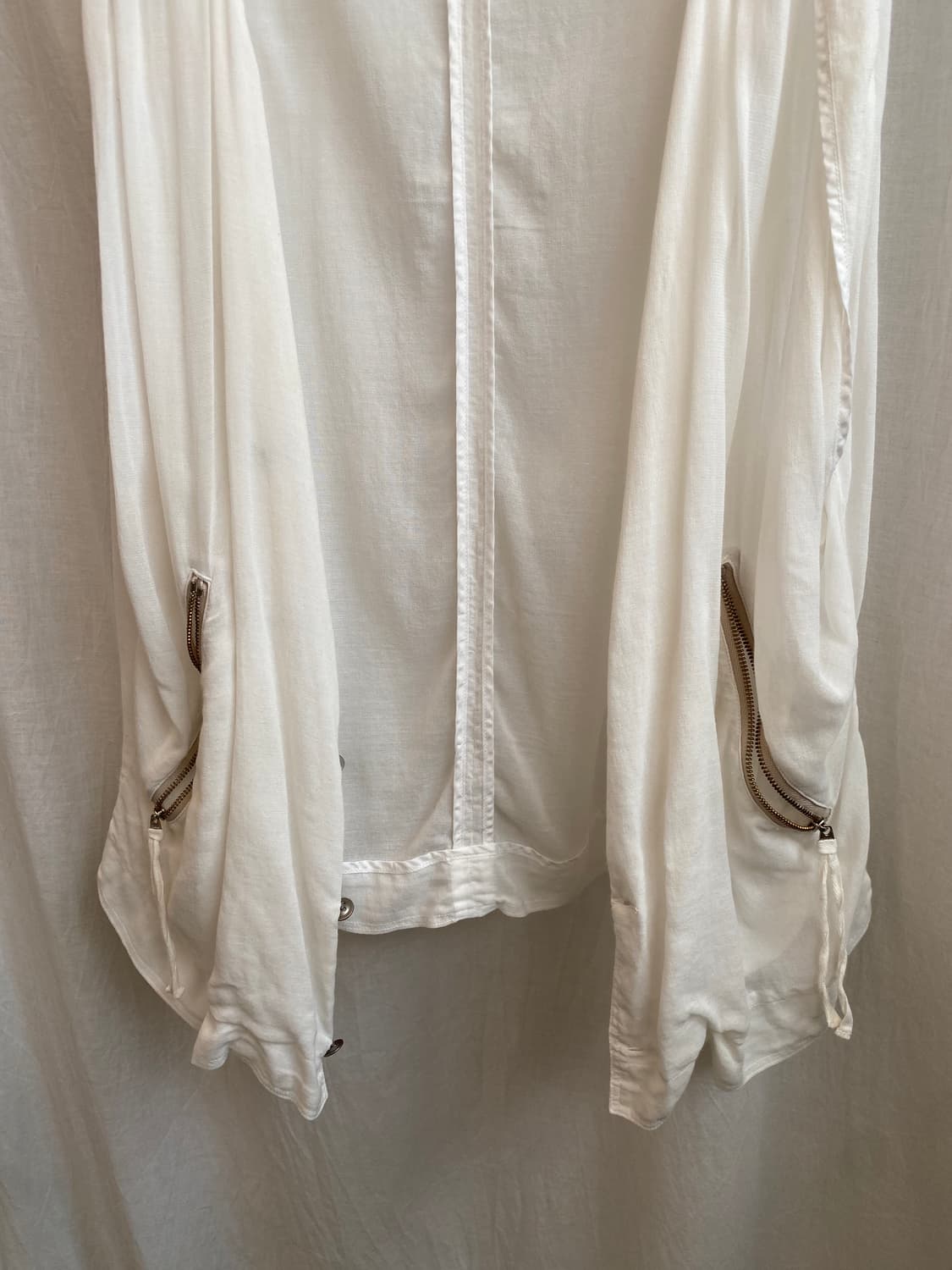 화이트 시스루 베스트 자켓(F) 상품이미지3