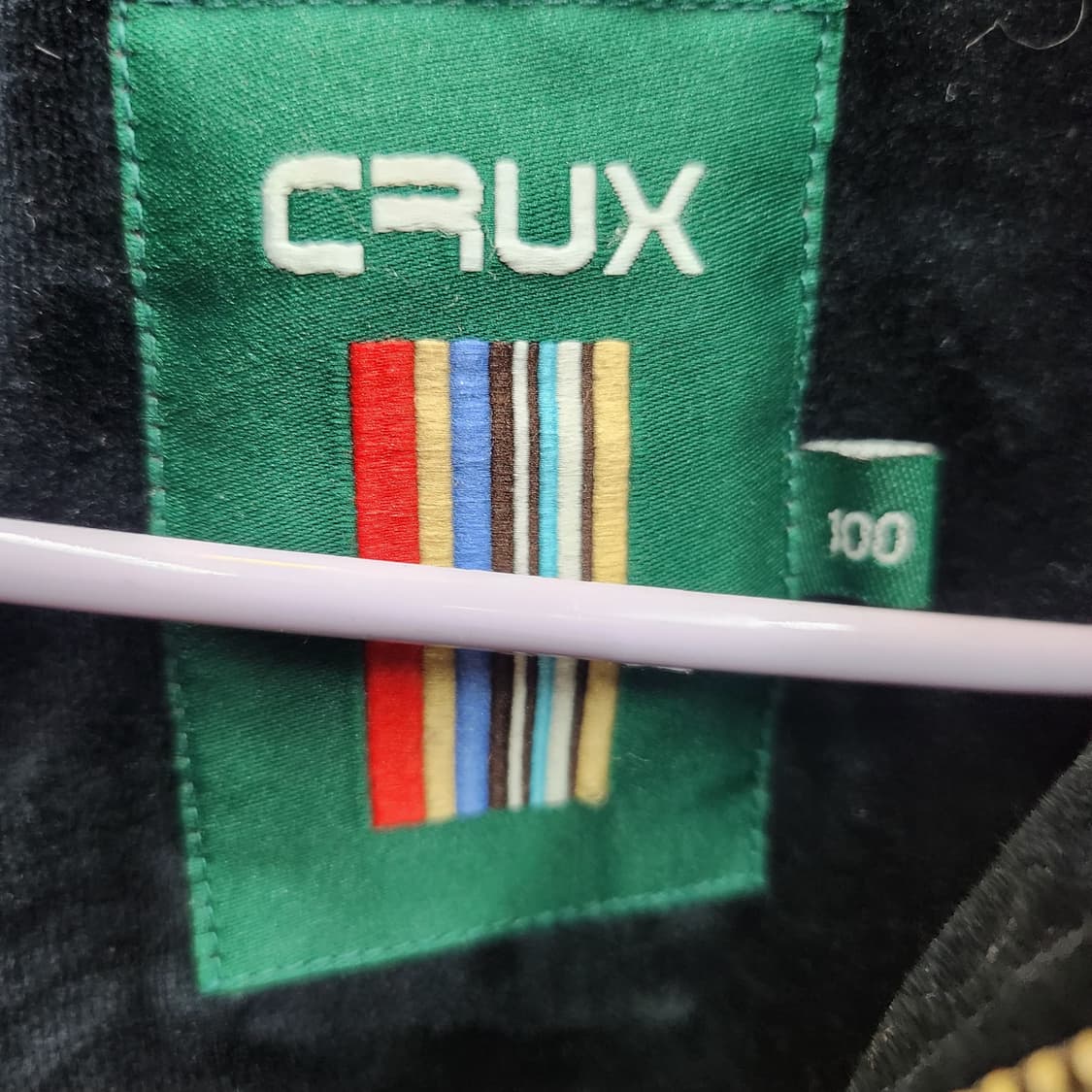 CRUX 크럭스 벨벳 빈티지 사이드라인 점퍼 XL 상품이미지4