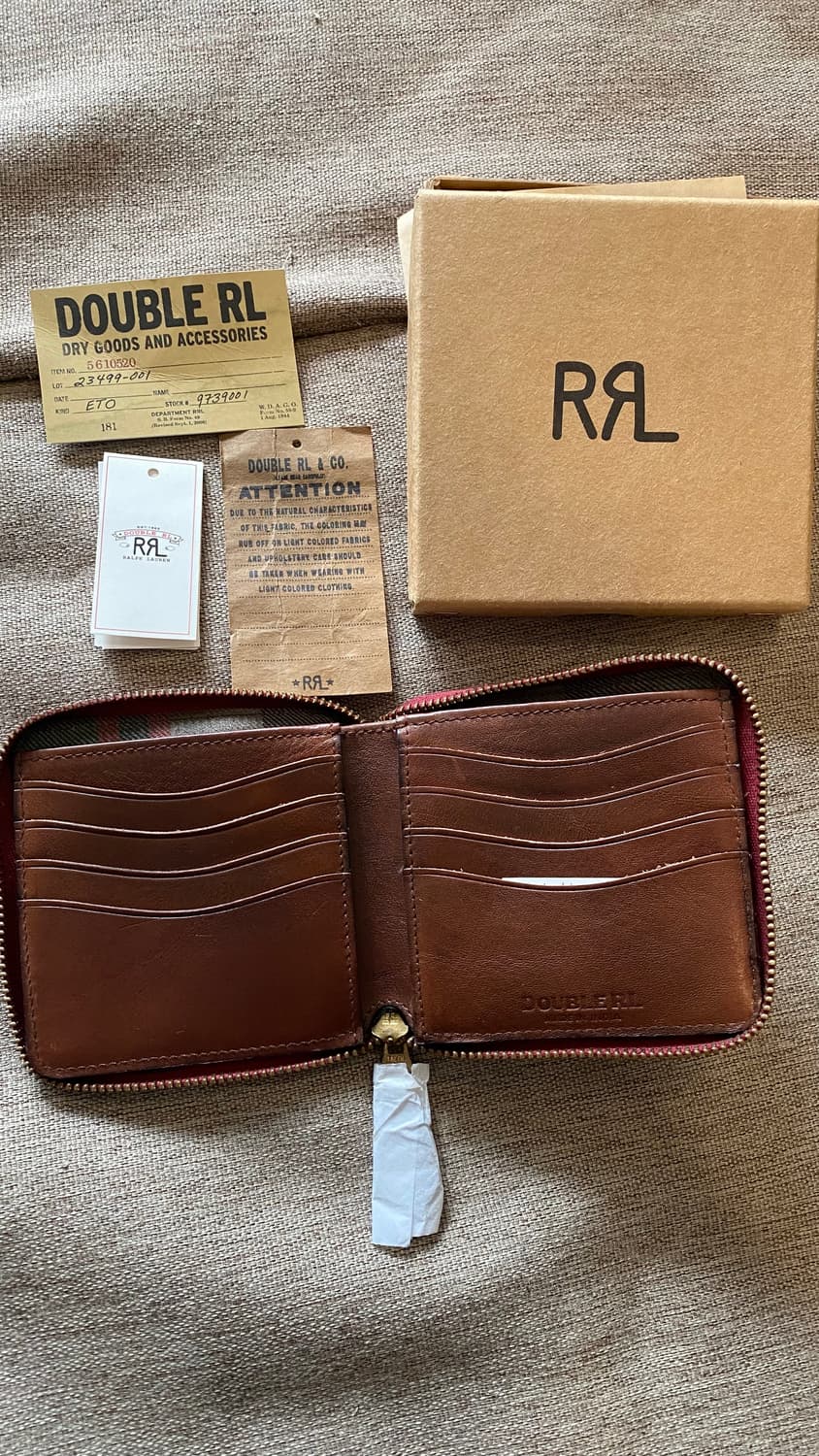 rrl 왁싱 지갑 상품이미지3