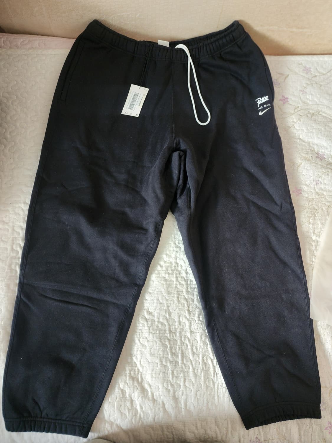 나이키 x 파타 웨이브 파이브 조깅 팬츠 블랙 상품이미지8