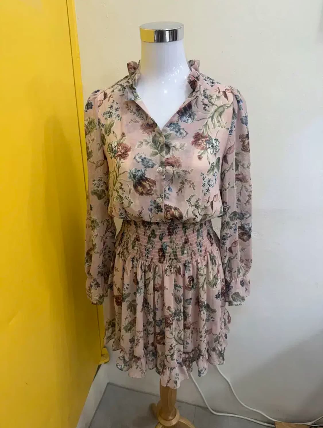 vtg 플라워 프릴 원피스  상품이미지1