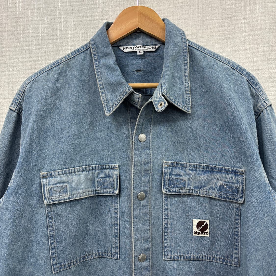 헤리티지플로스 데님 필드 셔츠  상품이미지2