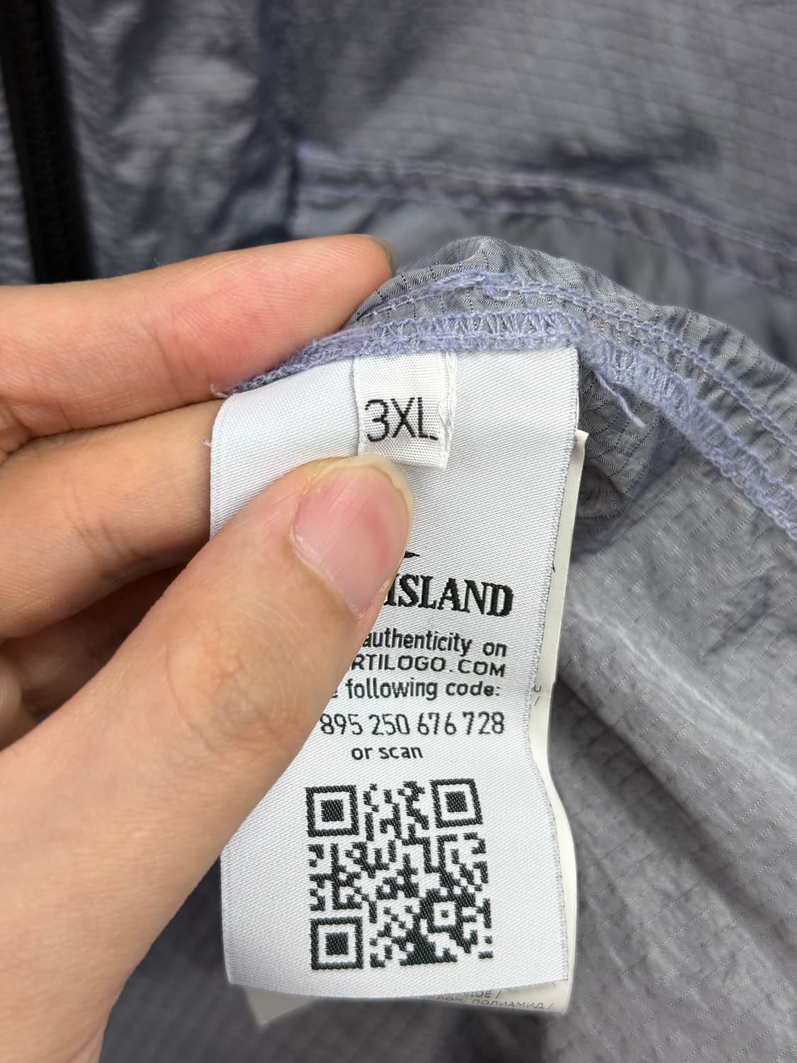 스톤아일랜드 나일론 메탈 오버셔츠 XXXL 상품이미지3