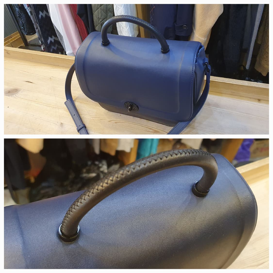 만다리나덕 레더 크로스백 상품이미지3