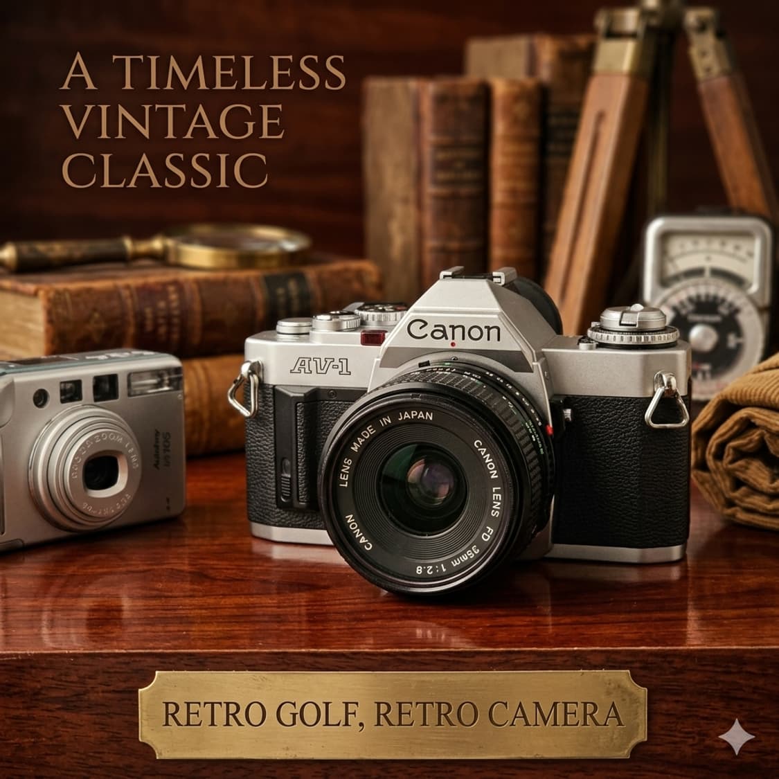 캐논 AV-1 필름카메라 필카 상태 A급 정상작동 서비스 있음 소장용 상품이미지1