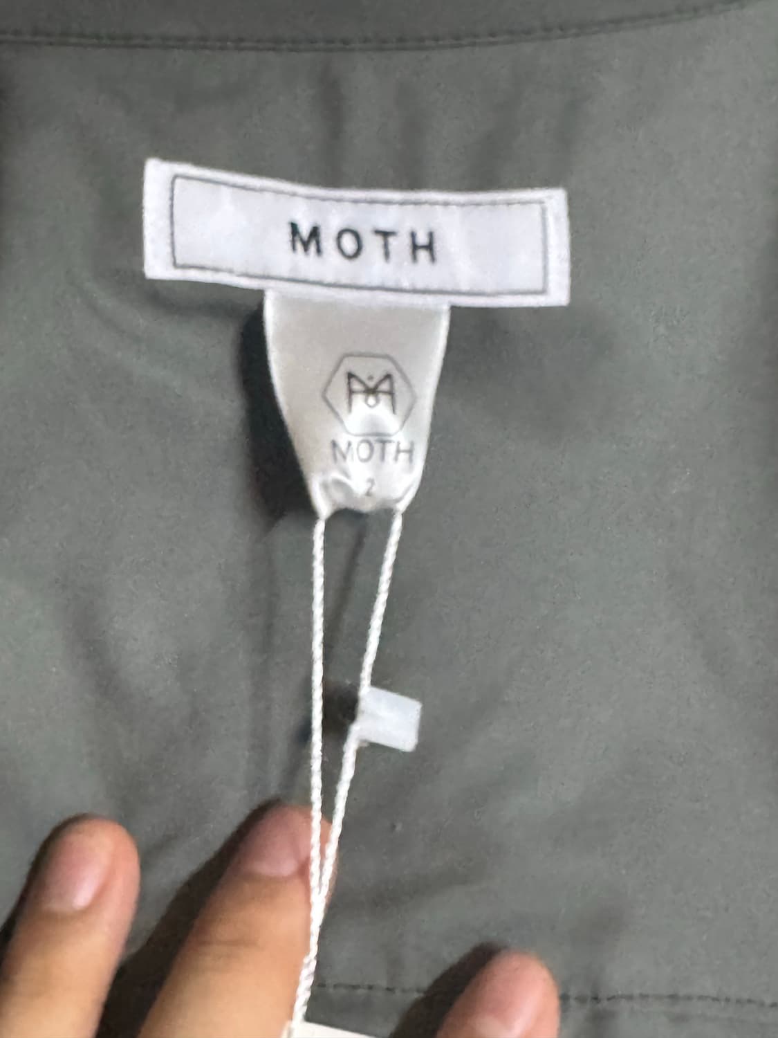 MOTH 러스 셔츠 그레이 상품이미지2