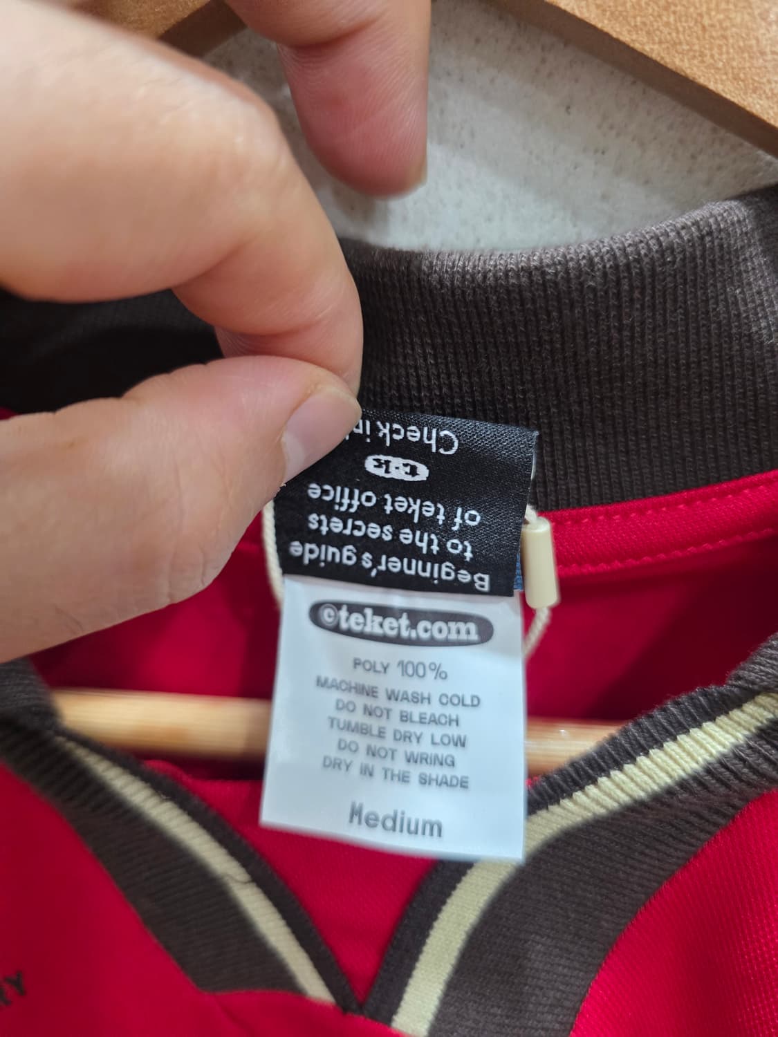 새상품)테켓 팀 티 레드  Teket 27 M 상품이미지9