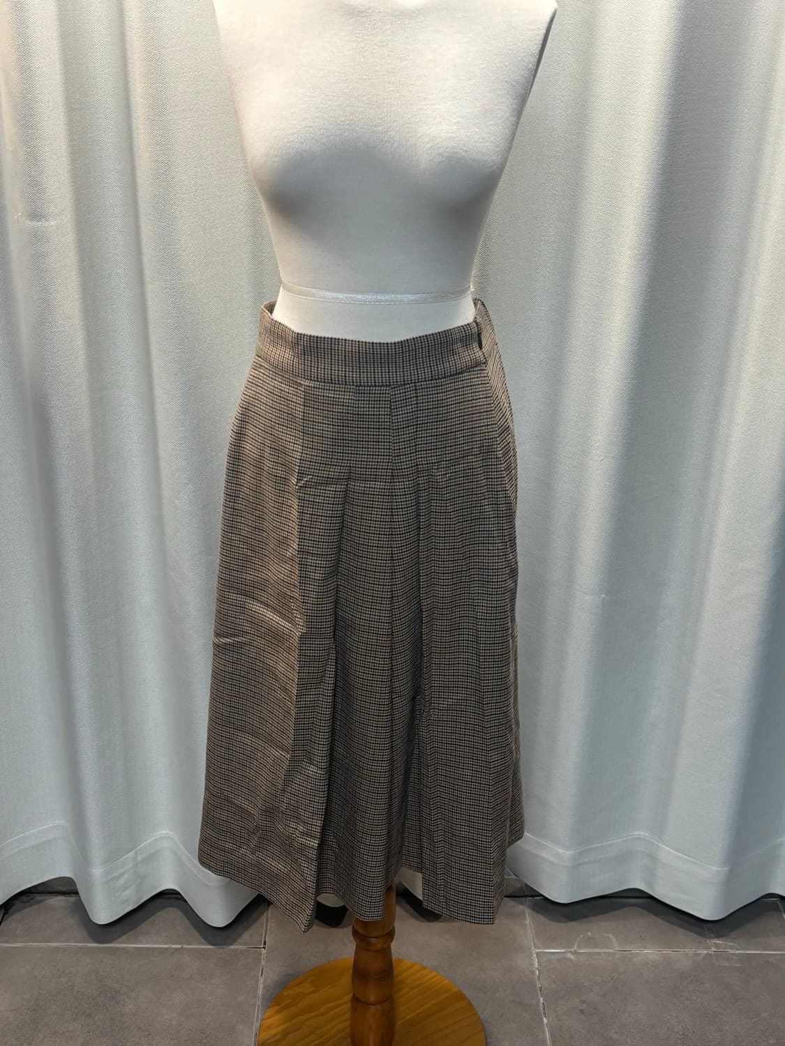 체크 롱스커트 상품이미지1