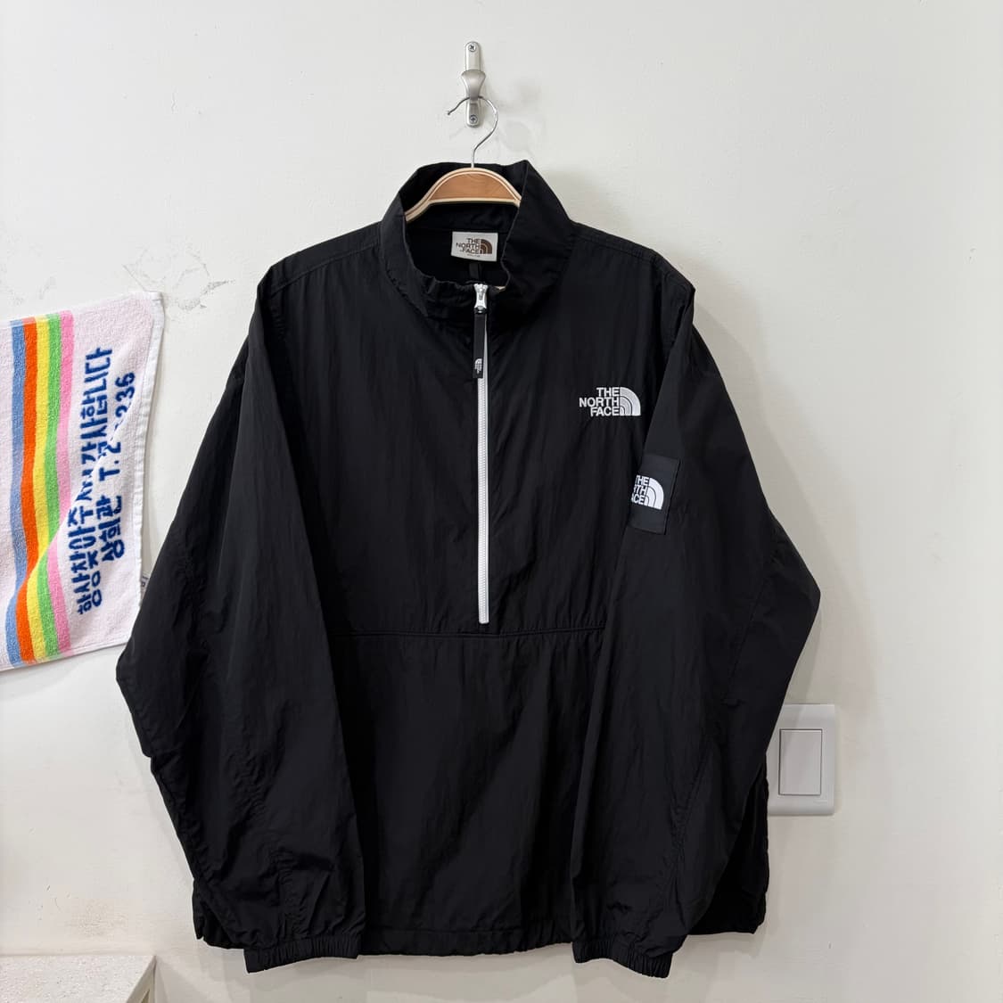 188. 노스페이스 센터로고 바람막이 자켓 상품이미지1