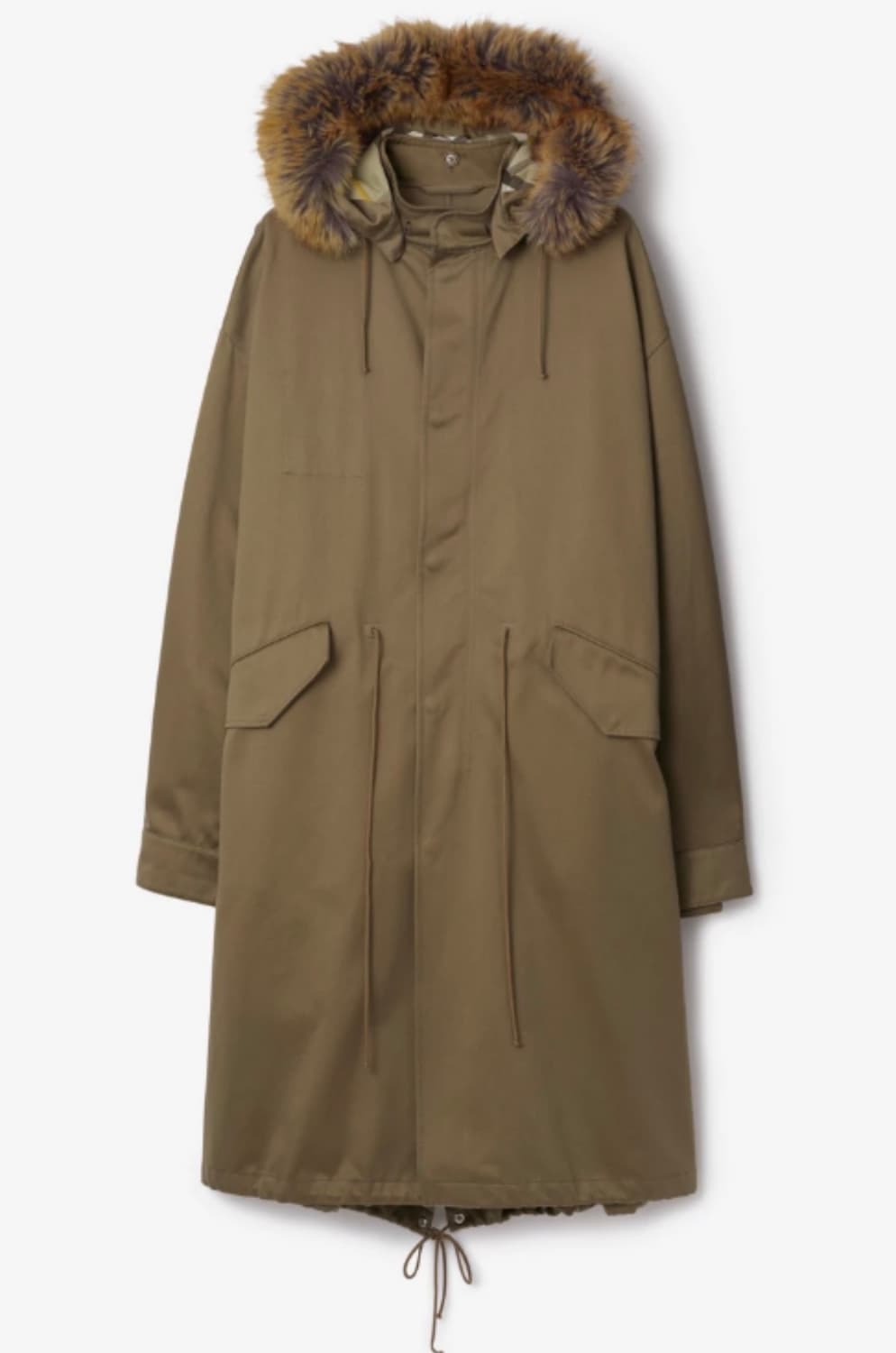 버버리 퍼 코튼 파카 상품이미지1