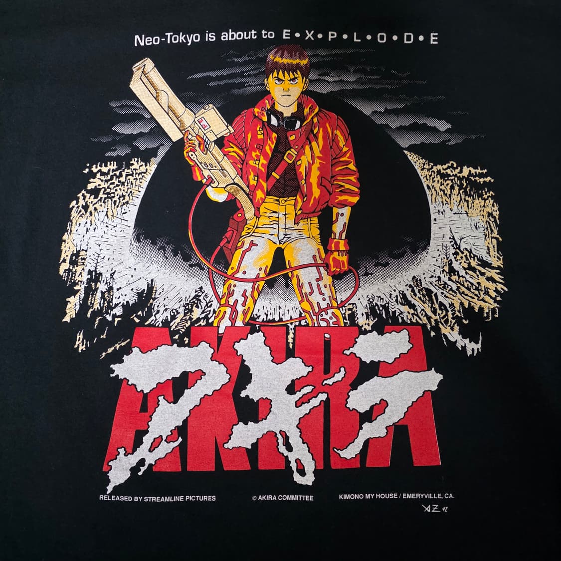 [L] 00s 아키라 AKIRA 기모노 마이 하우스 빈티지 티셔츠 상품이미지2