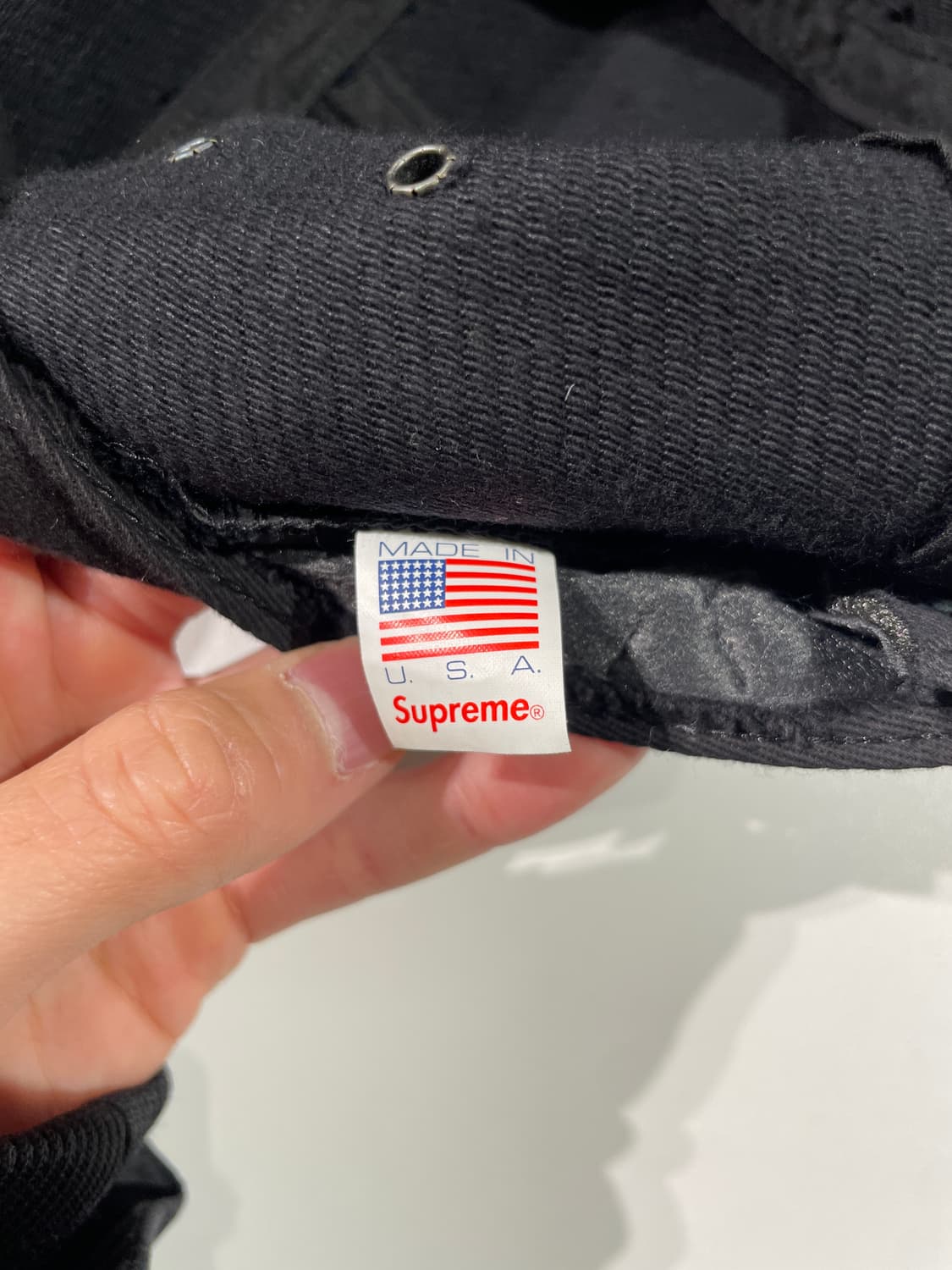 슈프림 블랙 카발리 트윌 캠프캡 상품이미지9
