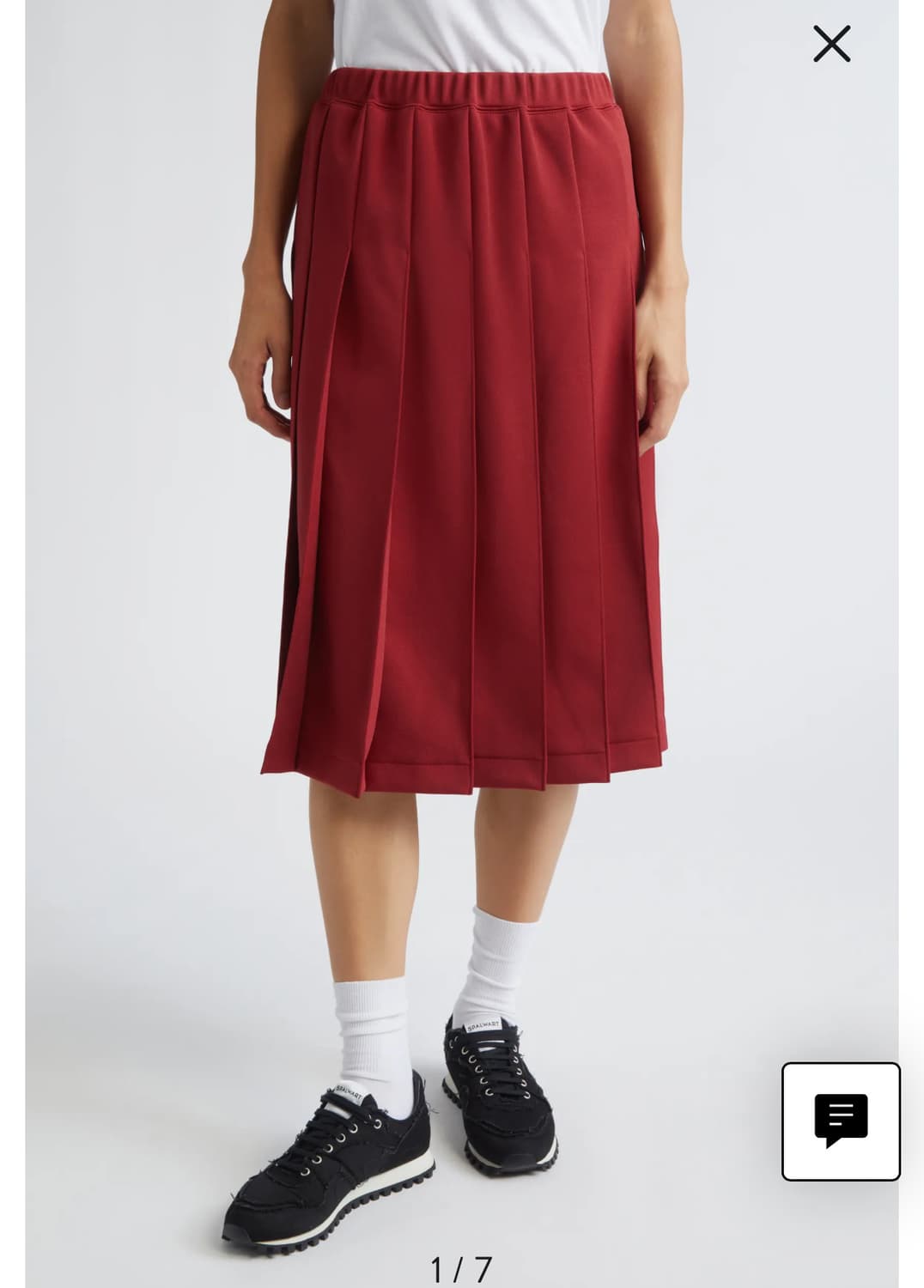 꼼데가르송 걸 플리츠 스커트 상품이미지1