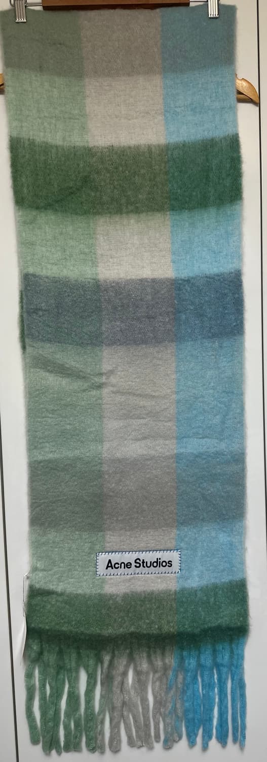 아크네 스튜디오 체크 모헤어울머플러 남여공용 상품이미지4